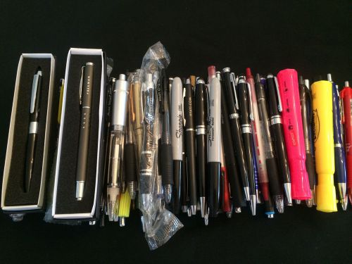Lot 100 - Miscellaneous Ballpoint Pens [Mostly Retractable]