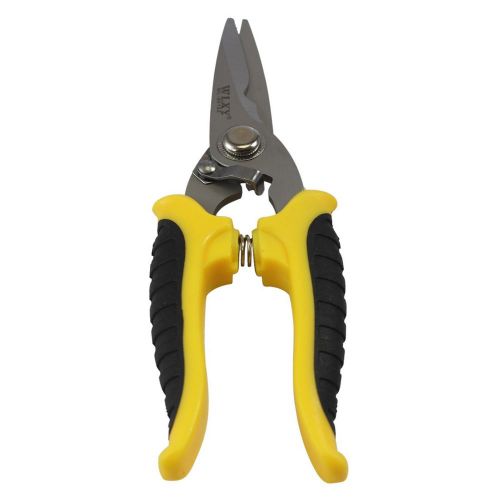 NEW Professional Tool Dual Color Handle Stainless Steel Multi-Function Scissors