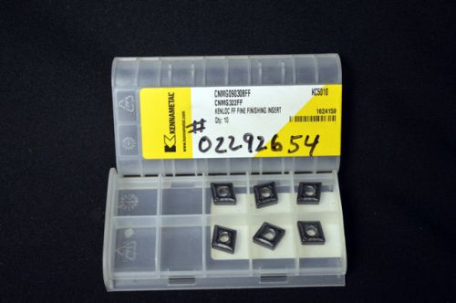 Box of 6 kennametal 1624159  cnmg ~ kc5010 carbide fine finishing inserts for sale