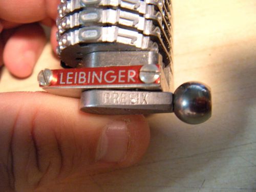 Leibinger Model 17&#034;C, 3/16, 7 number, Backward Gothic Numbering Machine