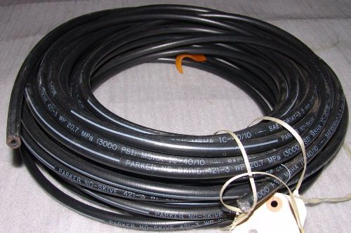 Hydraulic hose 3/16&#034; x 100&#039; , 3000 psi , 100R1AT-3 unused