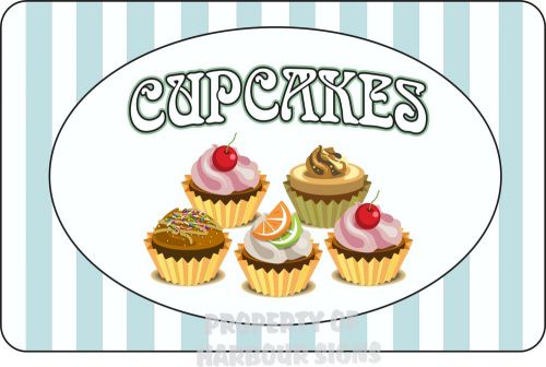 Cupcakes Concession Decal 14&#034; Cupcake Bakery Pastry Restaurant FoodTruck Menu