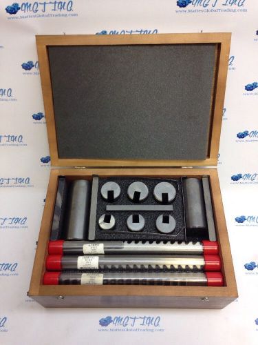 The dumont co. minute man keyway broach and bushing set 40a complete w/ wood box for sale