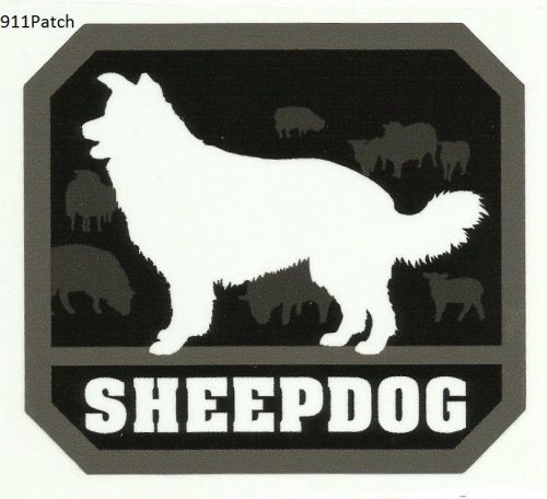 Sheepdog Protector Police Military Fire Rescue 1st Responder Decal Sticker