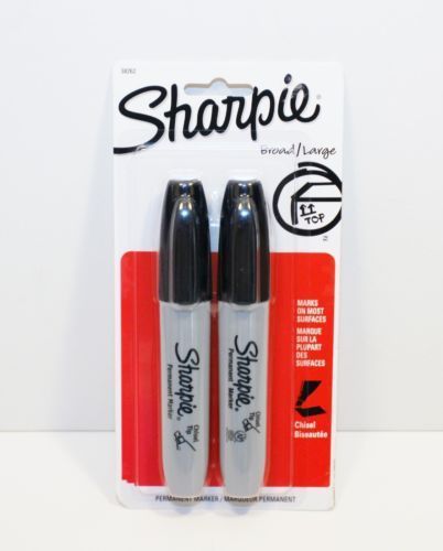 Lot of 36 (18x2-packs) Sharpie Large Chisel-Tip Permanent Markers