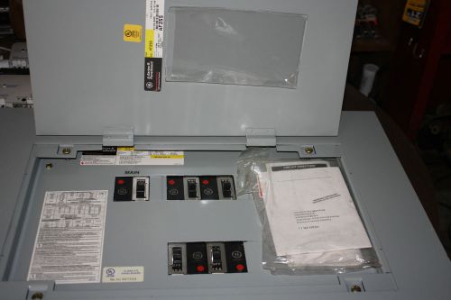 Ge a series ii panelboard 125 amp 125/250 volt dc with 5 breakers new for sale
