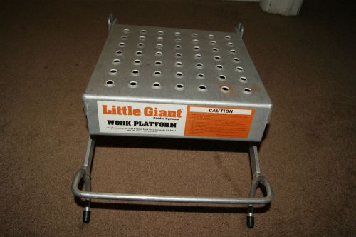 Aluminum Work Platform for the Little Giant Ladder, #10104