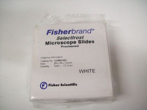 Fisherbrand Selectfrost Microscope Slides White 12-550-003