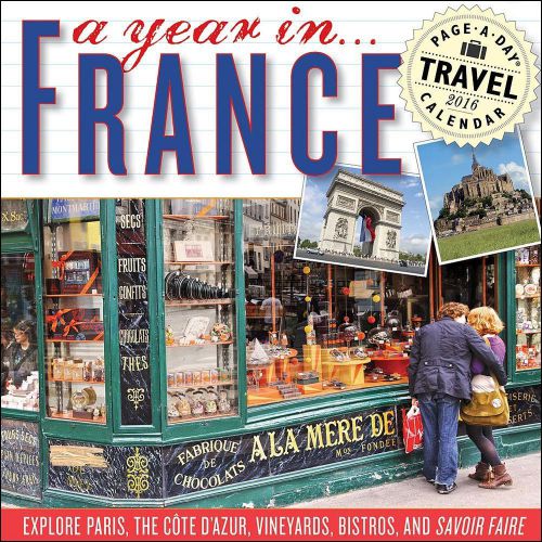 A Year In France Desk Calendar