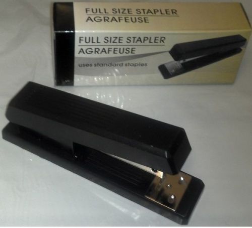 New Light Duty Desk Stapler 210 Capacity Full size Standard Staples Type Black