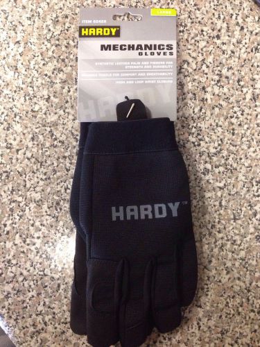 Mechanics Gloves Hardy Brand Large Black New