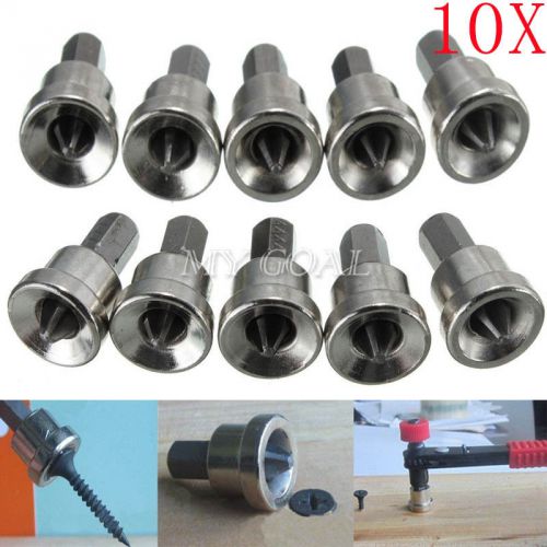 10pcs 25mm ph2 wall dimpler drilling bit drywall plasterboard vanadium screw out for sale