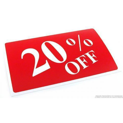 20% Off Plastic Message Display Sign