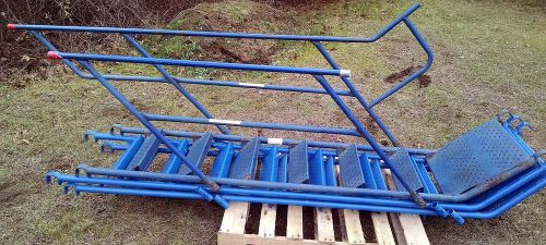 Vanguard Brand Scaffold Steps Staging Stairs 6 step and Railings
