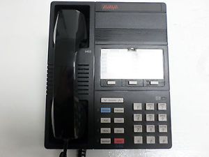 Lucent/avaya 8403 definity phone and handset black 107702144 8403d02a-003 for sale