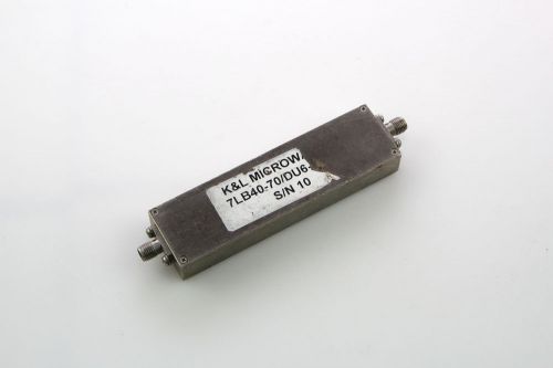 K&amp;L 7LB40-70/DU6-0/0 BAND PASS FILTER