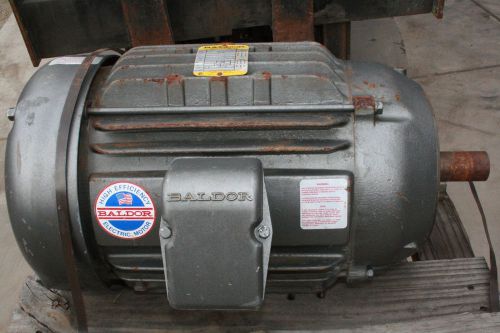 Baldor general purpose industrial motor, vm2394t, 15hp, 3525 rpm for sale