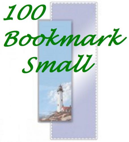 BOOKMARK SMALL 100 Pack Laminating,Laminator Pouch Sheets  5 Mil. 2-1/8 x 6