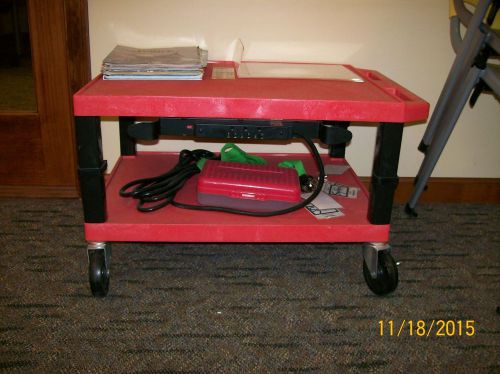 H. wilson tuffy utility cart - 2 shelf 16&#034; h multi colors (used - lk zurich, il) for sale