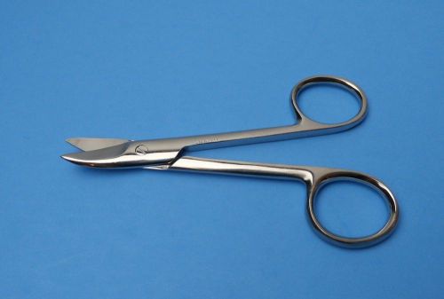 Crown beebee scissors size 4.5&#034;(curved)dental surgical instruments qty1 for sale