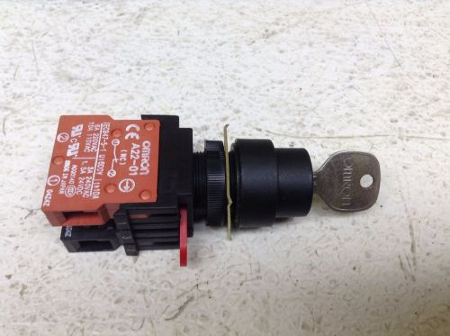 Omron A22-10 A22-01 2 Position Momentary Key Selector Switch A2210 A2201