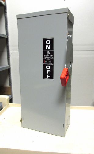 Nib .. ge heavy duty fusible safety switch 60a, 600v  cat# th3362r .. ui-42 for sale