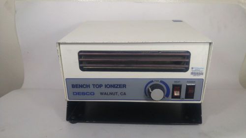 Desco 19500 Bench Top Ionizer - 120V AC Blower Heater Electronics Static Remover