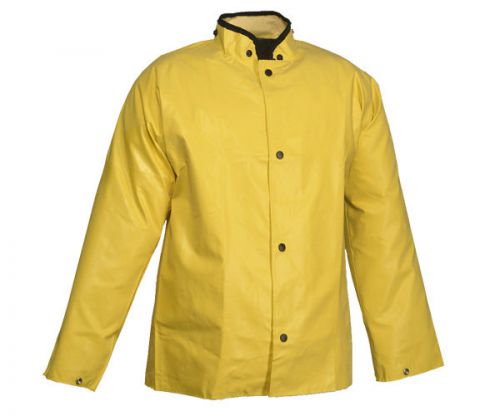 Tingley J12207 Flame Resistant Rain Coat Snaps With Hood Size Large