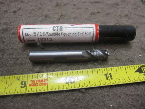 AIRCRAFT  SINGLE END CARBIDE ROUGHHING  END MILL 5/16&#034;  AIRCRAFT TOOLS
