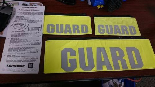 Spiewak: Hidden Agenda Reflexite Yellow Flaps w-Silver Guard lettering