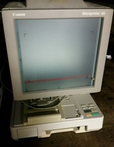 Canon M32044 Microprinter 60 Microfilm Reader Printer MP60