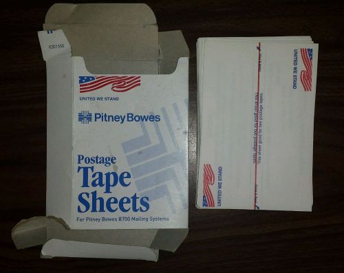 pitney bowes postage tape sheets b700 united we stand 613-5