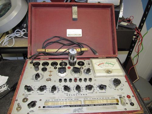 Vintage Hickok 605A Tube Tester,  Pictured Working   #2