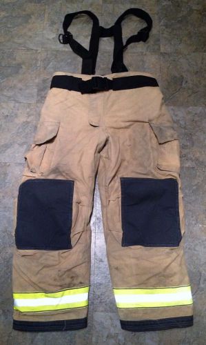 Firefighter Turnout/Bunker Pants w/ Belt/Susp. - Globe G-Xtreme - 44 x 32 - 2011