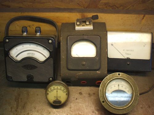 Vintage amp meters