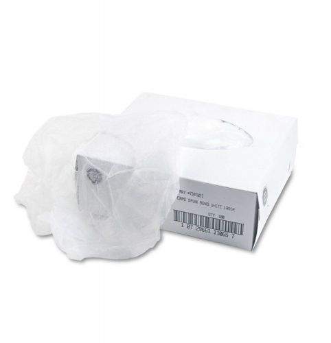 Disposable Hair Net, Spun-Bonded Polypropylene, White, 100 per Bag