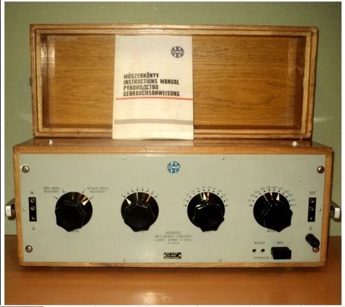 Attenuation Bridge 0-1 MHz determine Resistance Attenuator Vintage TT-4110