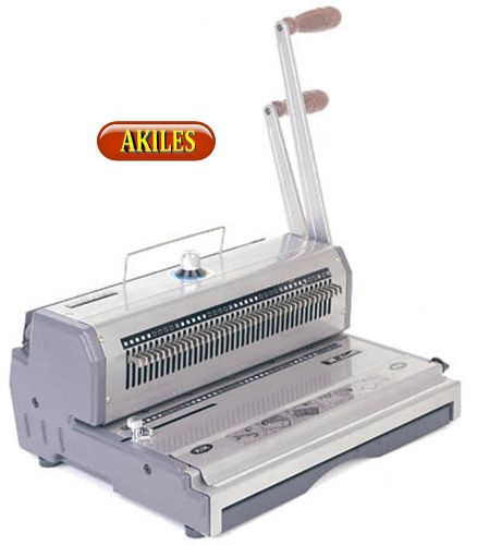 Akiles WireMac-31 Wire Binding Machine &amp; Punch 3:1 pitch 14&#034; ( New ) AWM-31