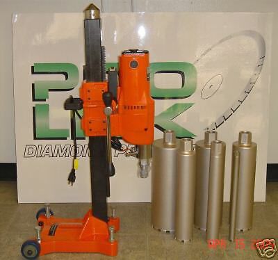 10&#034; NEW TWO SPEED CORE DRILL MACHINE WITH BITS!!!