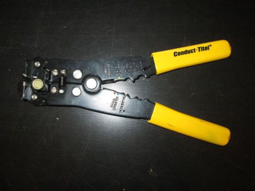 Conduct-Tite Wire Stripper/Crimper, Self-Adjusting