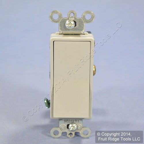 Leviton scratched gray double pole decora rocker light switch 15a bulk 5692-2gy for sale