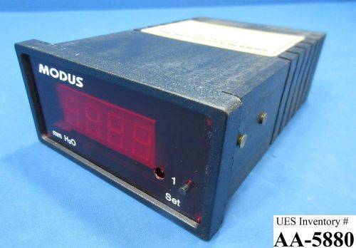 Modus Instruments DA-4-05M-0-RR00-14-003 Display/Alarm 0-25mm H2O 100 VAC used