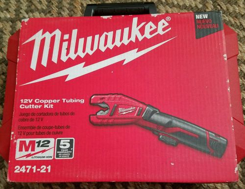 Milwaukee 12V Copper Tubing Cutter Kit