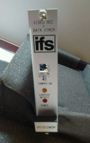 Ifs vr1910wdm fm video with bi-directional data and tamper switch for sale