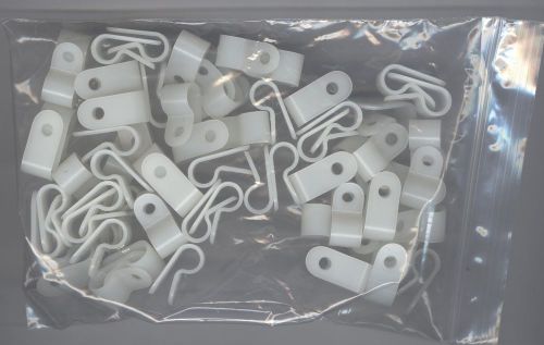 Lot of 1/2&#034; Nylon Cable Clamps NOS