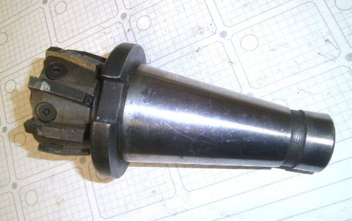 Kearney trecker 3&#034; shell face milling cutter-50 nmtb taper-with carbide inserts for sale