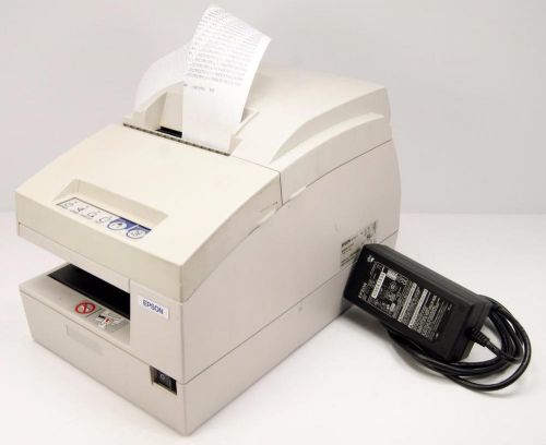 Epson TM-U675 M146A Point Of Sale Parallel Receipt Printer W. A/C Adapter