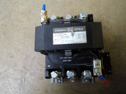 General Electric CR305E0 100 Amp  600VAC NEMA 3 Contactor  480 Volt coil N/O aux