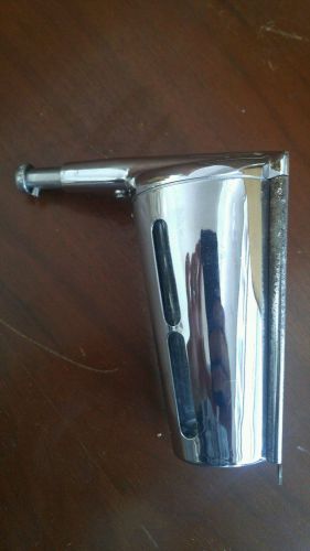 Bobrick Gas Station Soap Dispenser, Chrome and Glass