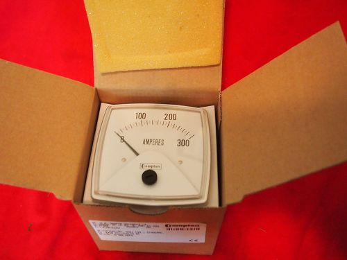 CROMPTON 016-01AA-EC PANEL METER 0/300 AMPS 0/50mV NEW IN BOX